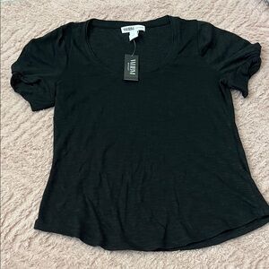 White House Black Market Black Short Sleeve Tee